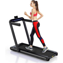 HELIOS FITNESS 2 in 1 Pre Installated Foldable Treadmill, HTH-5010 (4 HP Peak)