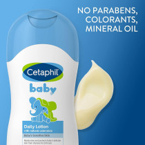 Cetaphil Daily Lotion with Organic Calendula Hypoallergenic Sweet Almond & Sunflower Oils, 200 ML