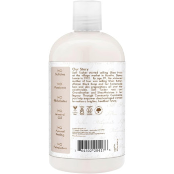 SHEA MOISTURE Daily Hydration 100 Percentage Virgin Coconut Oil Shampoo for all hair types, 384 ML