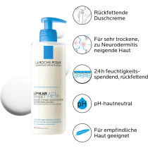 La Roche Posay Lipikar Syndet Cleansing Body Cream Gel, 400 ML