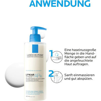 La Roche Posay Lipikar Syndet Cleansing Body Cream Gel, 400 ML