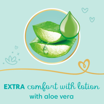 Pampers Premium Extra Care Diapers, Size 2, 3-8 KG, with Lotion with Aloe Vera, 70 Baby Diapers