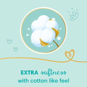 Pampers Premium Extra Care Diapers, Size 2, 3-8 KG, with Lotion with Aloe Vera, 70 Baby Diapers