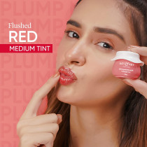 Dot & Key Lip Plumping Sleeping Mask Vitamin C + E, Tinted Lip Balm for Dry Lips, 15 ML