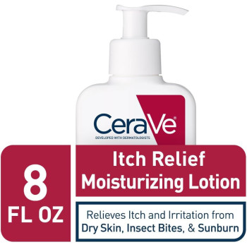 CeraVe Itch Relief Moisturizing Cream for Dry and Itchy Skin 8 Fl Oz (237 ML)