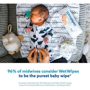 WetWipes Babies Wipes - Pack of 4 X 60s Genuine and Authentic