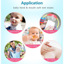 WetWipes Babies Wipes - Pack of 4 X 60s Genuine and Authentic