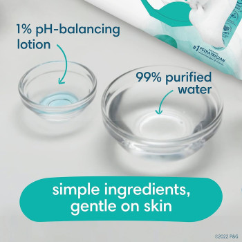 Pampers Aqua Pure Sensitive Baby Wipes 6X Pop-Top (336 Count)