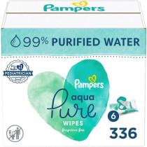 Pampers Aqua Pure Sensitive Baby Wipes 6X Pop-Top (336 Count)