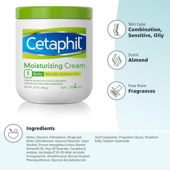 Cetaphil Moisturizing Cream, 20 Oz