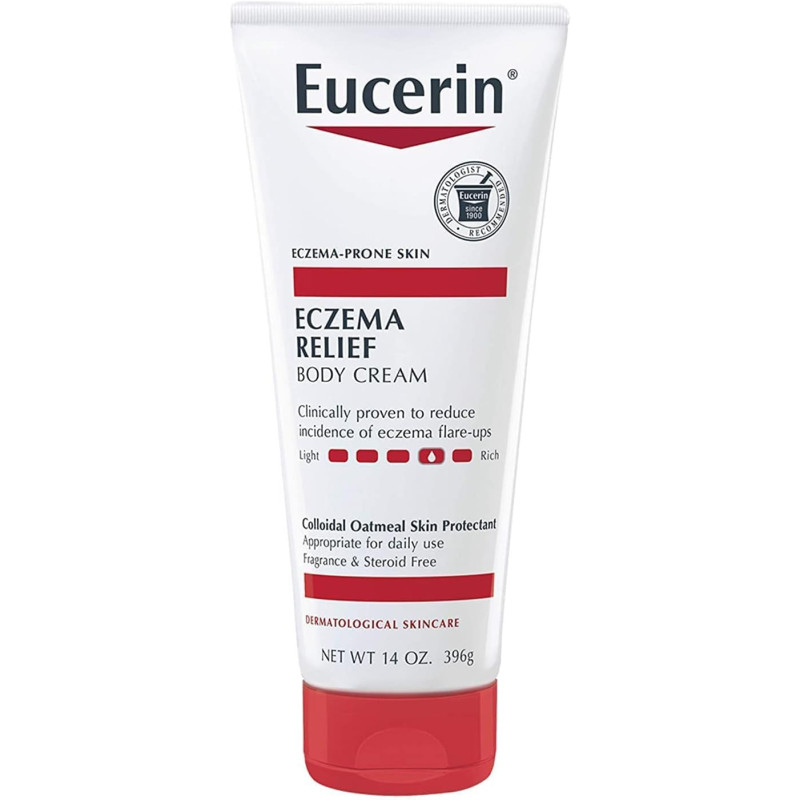 Eucerin Eczema Relief Body Cream, Eczema Cream, Skin Care for Eczema, 14 Oz Tube