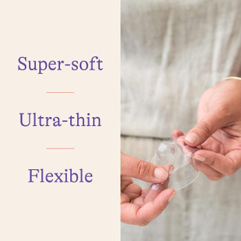 Lansinoh Contact Nipple Shield with Carrying Case, Size 1, 24 MM, 2 Count (Pack of 1)