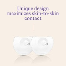 Lansinoh Contact Nipple Shield with Carrying Case, Size 1, 24 MM, 2 Count (Pack of 1)