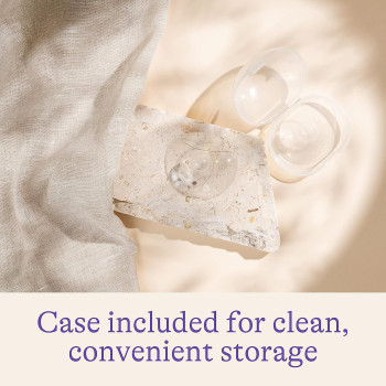 Lansinoh Contact Nipple Shield with Carrying Case, Size 1, 24 MM, 2 Count (Pack of 1)