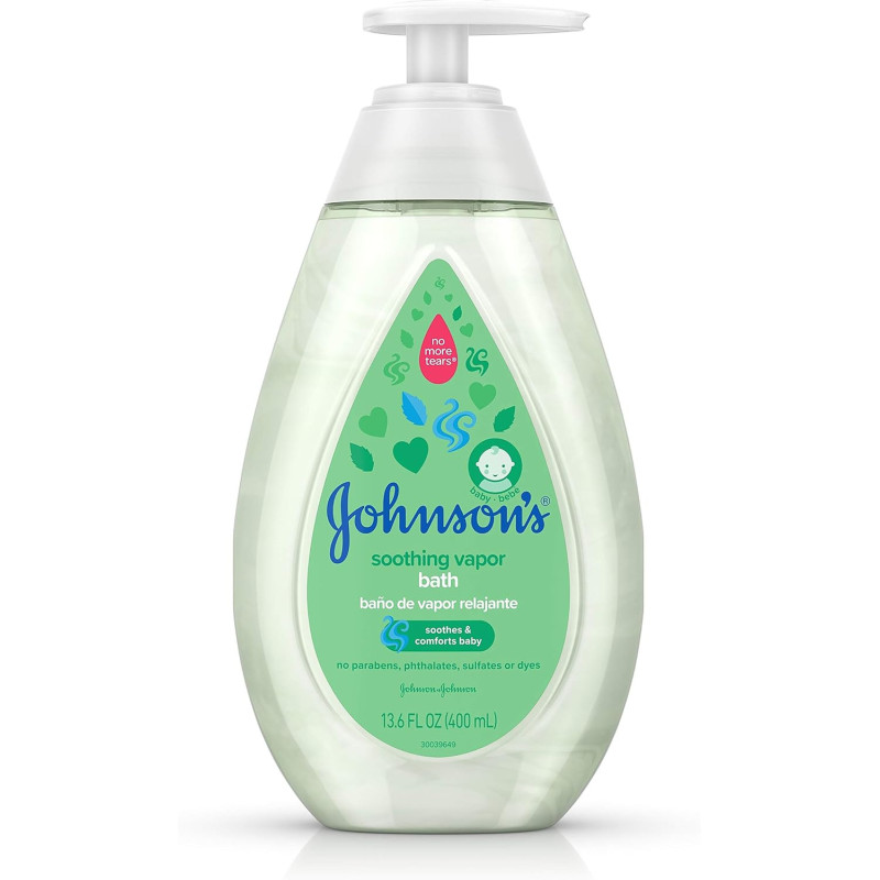 Johnson's Baby Soothing Vapor Bath 13.6 Oz, 400ML