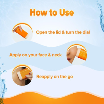 Aqualogica Glow+ Dewy Lightweight & Hydrating Sunscreen Sunstick with SPF 50+ & PA+ For Normal, Dry & Combination Skin of Women & Men, 20 G