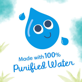 Pampers Sensitive Protect Baby Wipes with 100 Percentage Purified Water for Hands and Face, 4 Packs, 224 Count