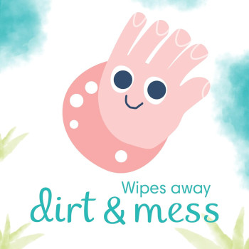 Pampers Sensitive Protect Baby Wipes with 100 Percentage Purified Water for Hands and Face, 4 Packs, 224 Count