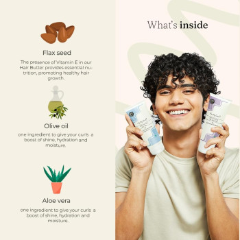 FIX MY CURLS Curl Quenching Moisture Bundle For Curly And Wavy Hair, 50 G Each