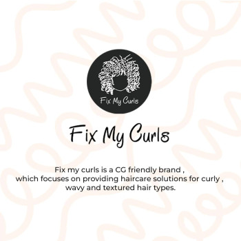 FIX MY CURLS Curl Quenching Moisture Bundle For Curly And Wavy Hair, 50 G Each