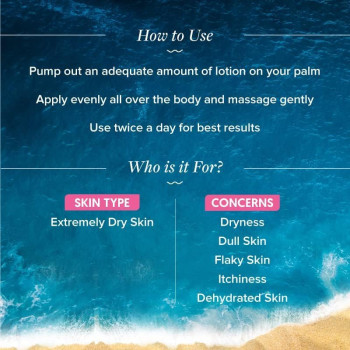 Aqualogica Radiance+ Silky Body Lotion for Men & Women With Watermelon & Niacinamide - For Dehydrated & Dry Skin, 300 ML