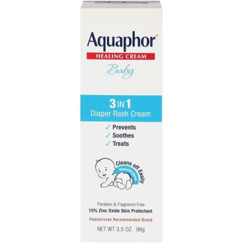 Aquaphor Diaper Rash Cream, 3.5 Oz