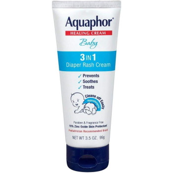 Aquaphor Diaper Rash Cream, 3.5 Oz