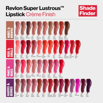 REVLON Lipstick, Super Lustrous Lipstick, Creamy Formula For Soft, 423 Pink Velvet, 0.15 Oz