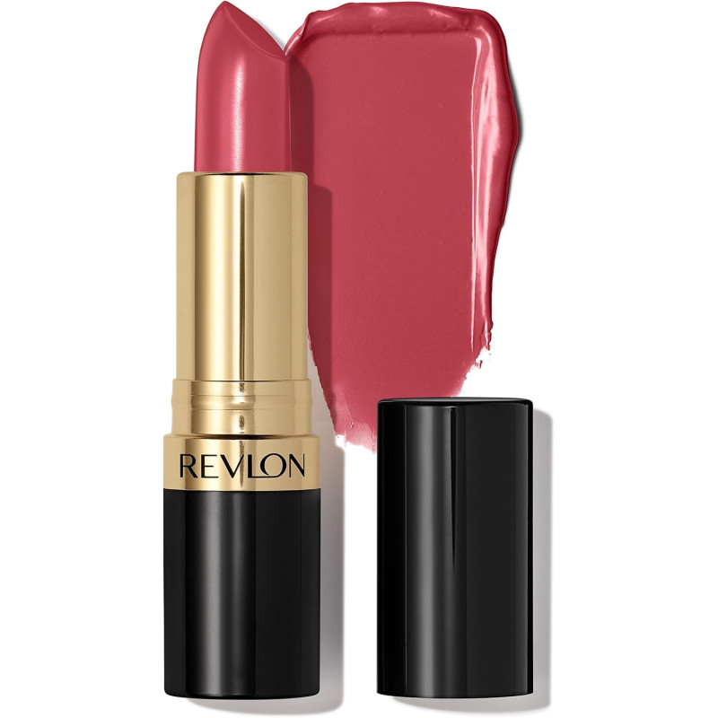 REVLON Lipstick, Super Lustrous Lipstick, Creamy Formula For Soft, 423 Pink Velvet, 0.15 Oz