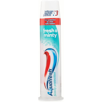 Aquafresh Fresh & Minty Toothpaste Pump (100ml) - Pack of 2