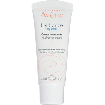 Eau Thermale Avene Hydrance Rich Hydrating Cream - Adapted to Dry to Very Dry Sensitive Skin - 40 ML Tube