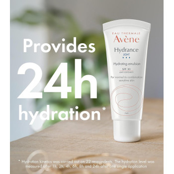 Eau Thermale Avene Hydrance UV Light Hydrating Cream SPF30 - Adapted to Normal to Combination Sensitive Skin, 40 ML Tube