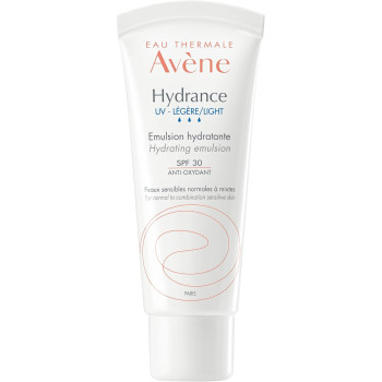 Eau Thermale Avene Hydrance UV Light Hydrating Cream SPF30 - Adapted to Normal to Combination Sensitive Skin, 40 ML Tube
