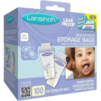Lansinoh Breastmilk Storage Bags (100 Bags)