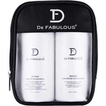 De Fabulous Shampoo and Conditioner Reviver Set Sulfate Free for Keratin Treatment, 8 Oz