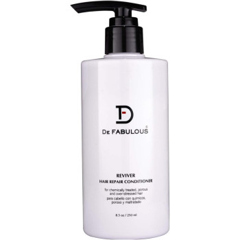De Fabulous Shampoo and Conditioner Reviver Set Sulfate Free for Keratin Treatment, 8 Oz
