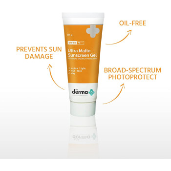 The Derma Co Ultra Matte Sunscreen Gel with SPF 60