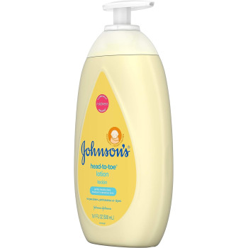 Johnson's Head-to-Toe Moisturizing Baby Body Lotion for Sensitive Skin, 27.1 Fl Oz (Pack of 1)