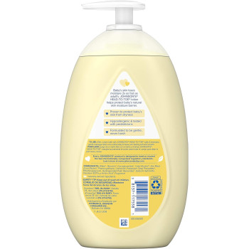 Johnson's Head-to-Toe Moisturizing Baby Body Lotion for Sensitive Skin, 27.1 Fl Oz (Pack of 1)