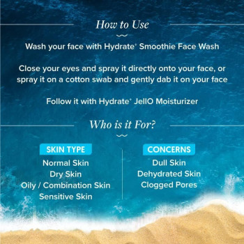 Aqualogica Face Toner Hydrate+ Refresh Toning Mist with Coconut Water and Hyaluronic Acid, 100 ML