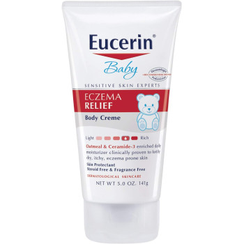 Eucerin Baby Eczema Relief Body Creme, 5 Oz (Pack of 4)