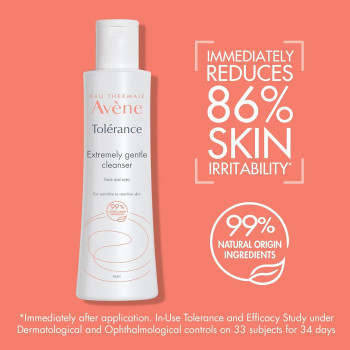 Avene Tolerance Extremely Gentle Cleanser, 200 ML