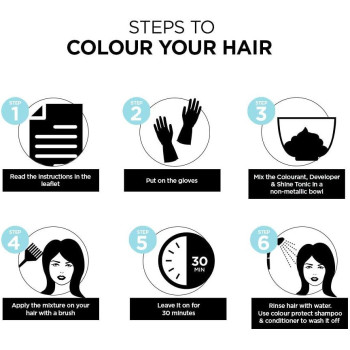 BBlunt Secret High Shine Creme Hair Colour, Honey Light Golden Brown 5.32, 100 G With Shine Tonic, 8 ML