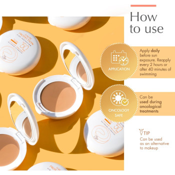 Avene Sand Haute Protection Compact Powder With SPF 50 Plus, 10 G