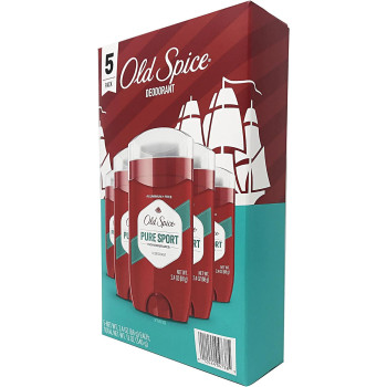 Old Spice Men's Deodorant - Pure Sport (Pack of 5)