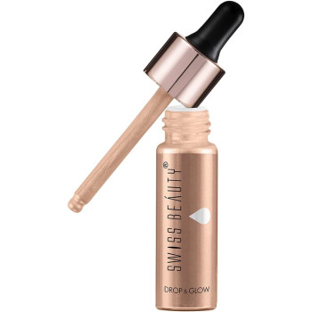 SWISS BEAUTY Drop & Glow Liquid Highlighter For Face Makeup, 18ML