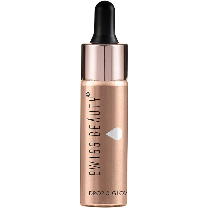 SWISS BEAUTY Drop & Glow Liquid Highlighter For Face Makeup, 18ML