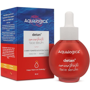Aqualogica Detan+ Concentrate Face Serum for Men & Women, 30 ML