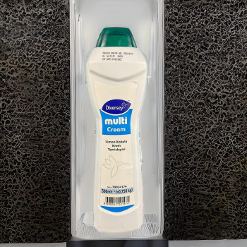 Diversey Multi Cream, Non Abrasive Stain Removal for Washroom, Sink, Tub, Tiles and Stainless Steel Surfaces 500 ML (Pack of 2)