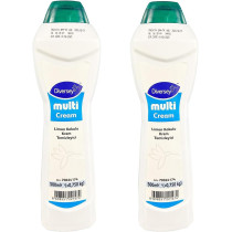 Diversey Multi Cream, Non Abrasive Stain Removal for Washroom, Sink, Tub, Tiles and Stainless Steel Surfaces 500 ML (Pack of 2)